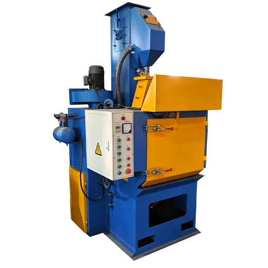 Дробеструйная машина на гусеничном ходу, небольшая, полностью автоматическая загрузка и разгрузка дробеструйной установки