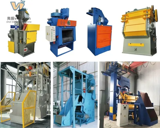 Дробеструйная установка с резиновой лентой для мелких болтов Q32 Abrator