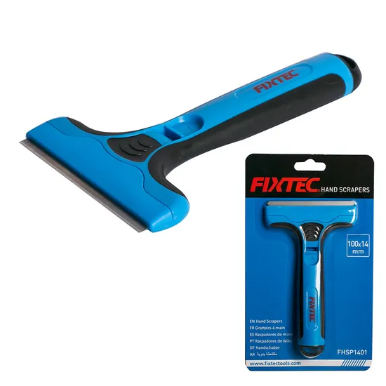 Скребок для пола Fixtec Hand Tools Sk5 14 мм для удаления краски, клея и обоев с пластиковой ручкой